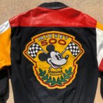 Vintage 80s Jeff Hamilton Mickey Mouse Leather Jacket