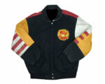 Vintage 90s Taz Wild Thing Jeff Hamilton Leather Jacket