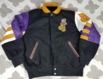 Vintage Betty Boop Leather and Wool Varsity Jacket