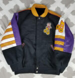Vintage Betty Boop Leather and Wool Varsity Jacket