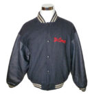 Vintage Black Dr Seuss Cat in the Hat Varsity Jacket