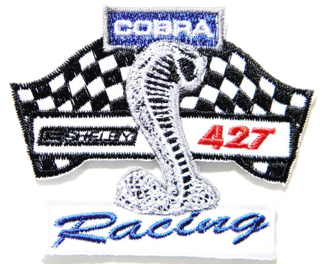 Vintage Ford Cobra Shelby Racing Patch Vintage Ford Cobra Shelby Racing Patch