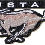 Vintage Ford Mustang Logo Patch