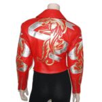 Vintage Michael Hoban Red North Beach Leather Jacket