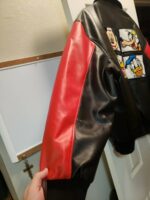 Vintage Walt Disney Mickey Goofy Donald Leather Jacket