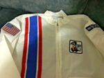 White Vintage Cobra Ford Power Jacket