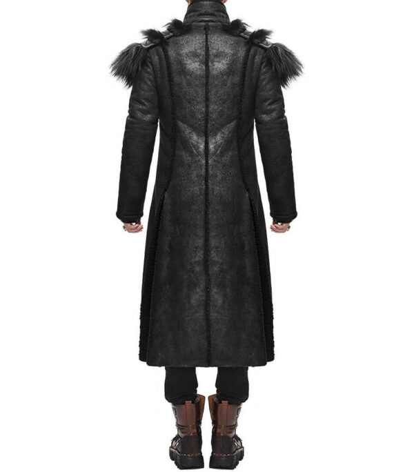 Black Armour Harness Goth Steampunk Winter Coat