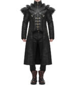 Black Armour Harness Goth Steampunk Winter Coat
