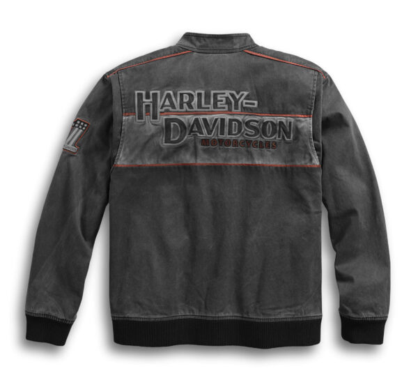 Black Harley Davidson Cotton Casual Jacket