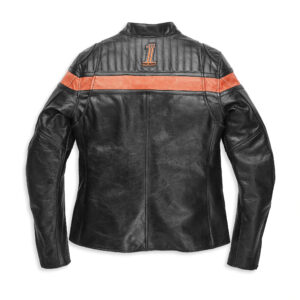 Black Harley Davidson Motorcycle Leather Jacket