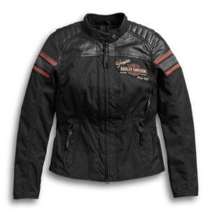 Black Harley Davidson Riding Jacket