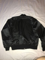 Black Oakland Vintage Satin Jacket