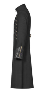 Black Steampunk Pirate Gothic Coat