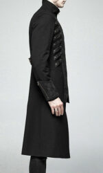 Black Steampunk Pirate Gothic Coat