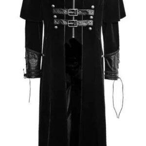 Black Steampunk Pirate Warrior Gothic Dandy Coat