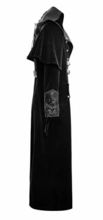 Black Steampunk Pirate Warrior Gothic Dandy Coat