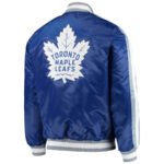 Blue Toronto Maple Leafs Satin Jacket
