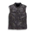 Brown Harley Davidson Convertible Leather Jacket