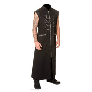 Brown Hellraiser Gothic Long Coat