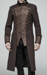Brown Steampunk Pirate Gothic Coat