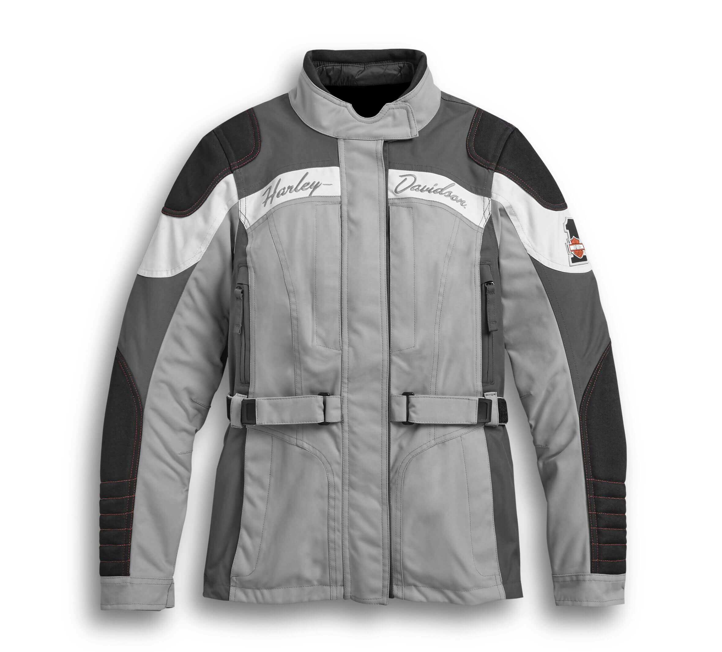 Grey Harley Davidson Riding Leather Jacket (1) Grey Harley Davidson Riding Leather Jacket