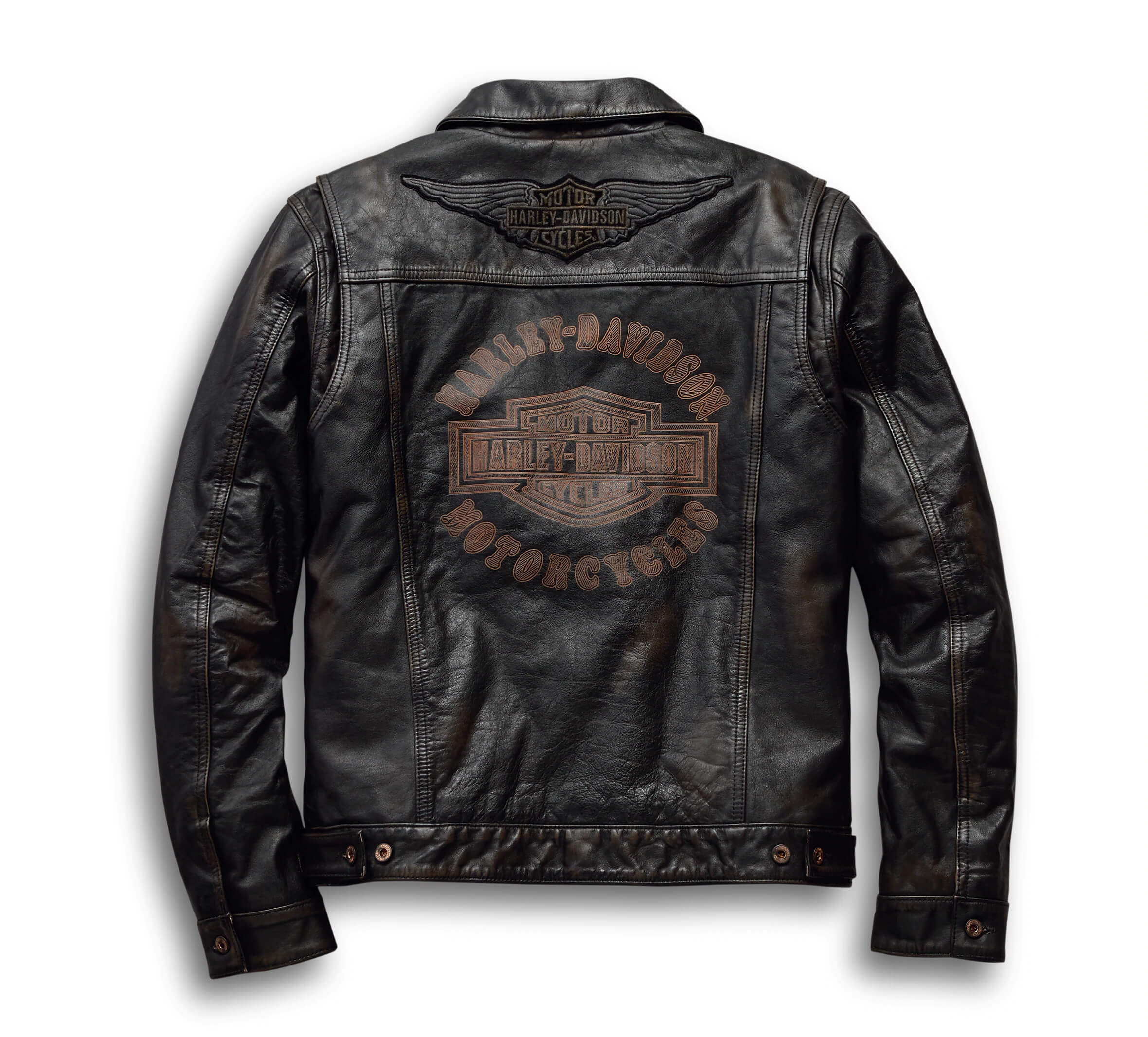 Harley-Davidson Men’s Digger Slim Fit Leather Jacket