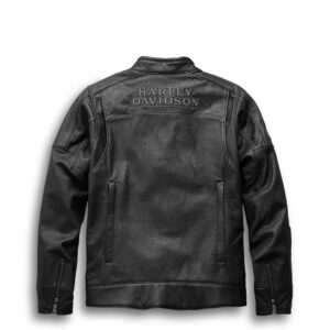 Harley Davidson Motorcycle Leather Black Jacket