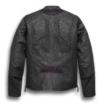 Harley Davidson Motorcycle Perforated Leather Jacket