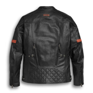 Harley Davidson Riding Leather Black Jacket