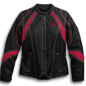 Harley Davidson Riding Windbreaker Black Jacket