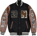 Negro League Baseball S9 Black Varsity Jacket