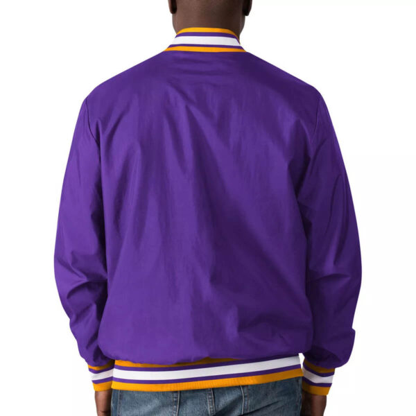 Purple LSU Tigers The Jet III Full Snap Jacket