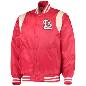 Red and Cream St. Louis Cardinals Satin Jacket