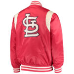 Red and Cream St. Louis Cardinals Satin Jacket