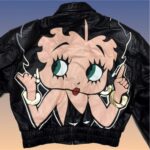 Vintage Black Betty Boop Leather Jacket