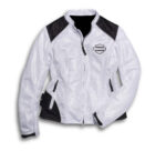 White Harley Davidson Riding Windbreaker Jacket