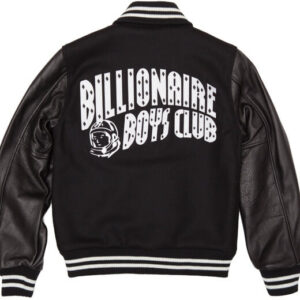 Billionaire Boys Club Black Astro Patch Varsity Jacket