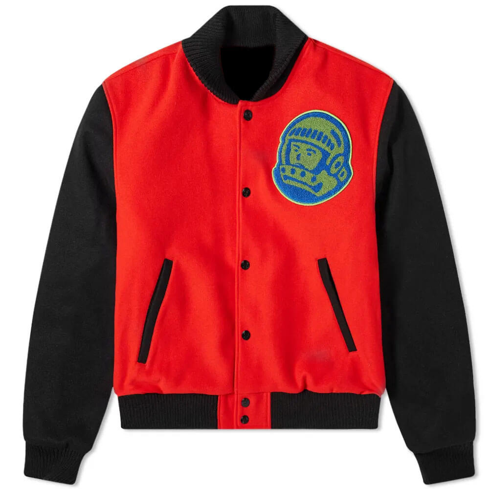Billionaire Boys Club Mountain Logo Varsity Jacket (1) Billionaire Boys Club Mountain Logo Varsity Jacket