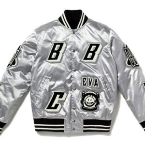 Billionaire Boys Club Silver Satin Jacket