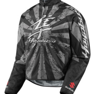 Black Suzuki Hayabusa Motorcycle Textile Jacket