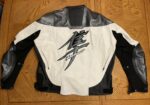 Black and White Suzuki Hayabusa Motorcycle Jacket