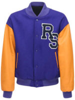 Blue Life On Mars RS Patch Varsity Jacket
