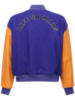 Blue Life On Mars RS Patch Varsity Jacket