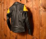 British Suzuki Riders Cafe Racer Biker Leather Jacket