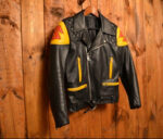 British Suzuki Riders Cafe Racer Biker Leather Jacket