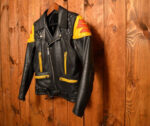 British Suzuki Riders Cafe Racer Biker Leather Jacket