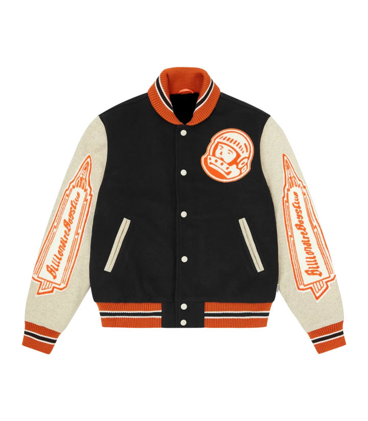 Brown Astro Billionaire Boys Club Varsity Jacket - Maker of Jacket
