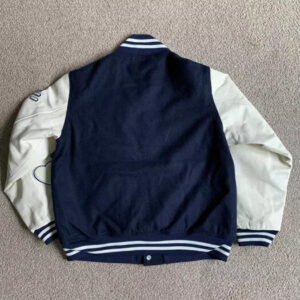 Human Made Dry Alls Wool Navy Varsity Jacket