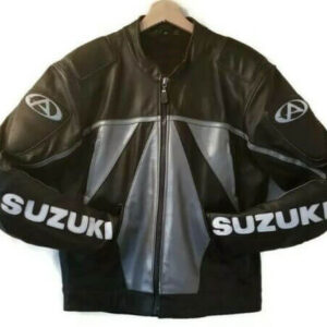 Suzuki GSXR Black Elite Motorcycle Racing Jacket