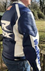 Suzuki GSXR Dunlap 18 Motorcycle Leather Jacket
